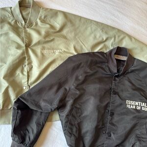 ESSENTIALS FEAR OR GOD youth jacket. 2 available.